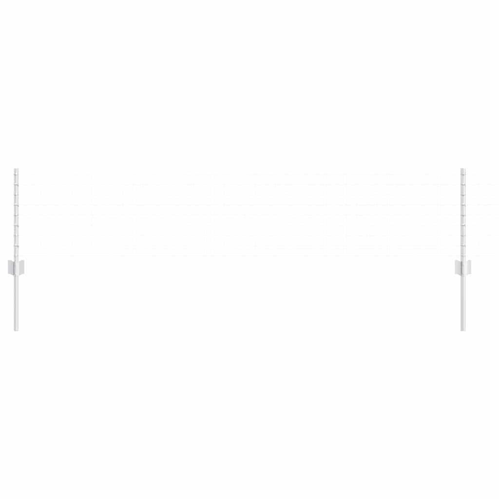 vidaXL Πό posts φράχτη 22 pcs Ασημί 80 cm Ατσάλι