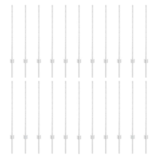 vidaXL Πό posts φράχτη 44 pcs Ασημί 140 εκ Ατσάλι