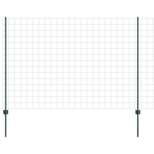 vidaXL Σετ Φράκτη Κήπου Σετ των 2 Πράσινο Χάλυβας με Πούδρα