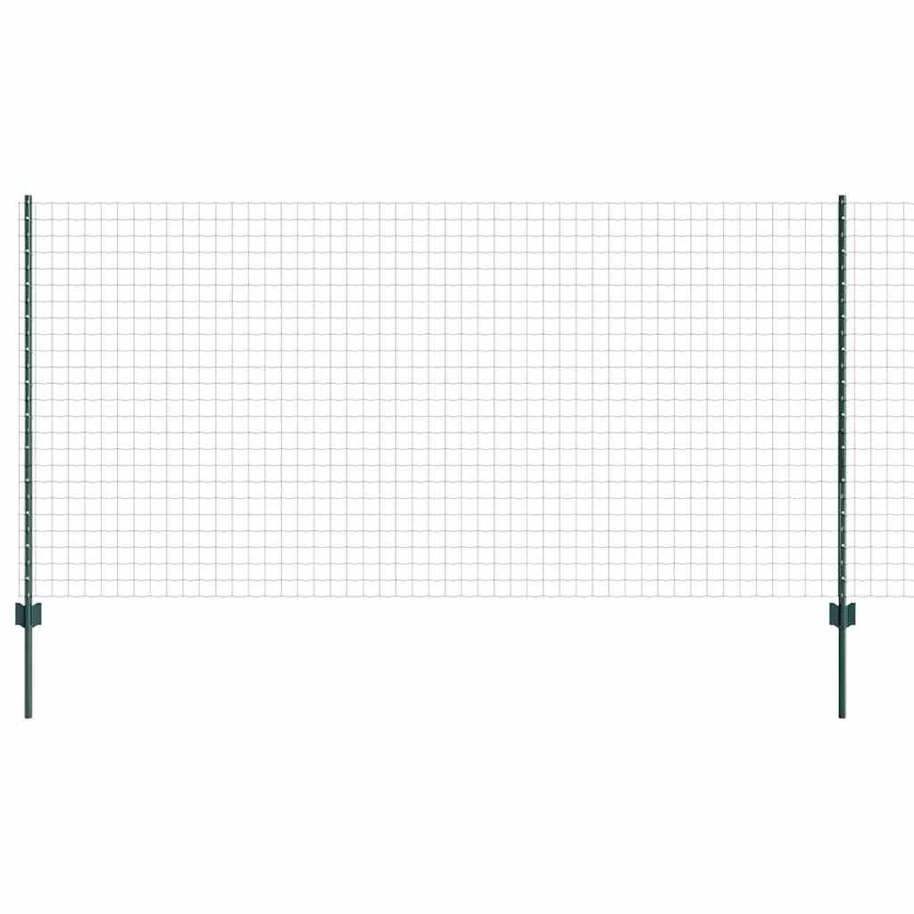 vidaXL Ευρωπαικός Φράκτης με 11 Πόδια Πράσινο 1,2x25 μ Χάλυβας
