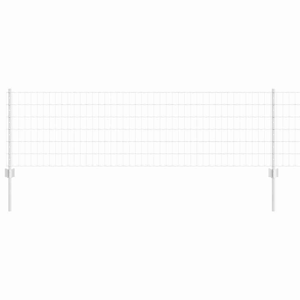 vidaXL Ευρωπαϊκό Φράχτη με 11 στήλες Αλουμινίου 0,6x50 μ Ατσάλι