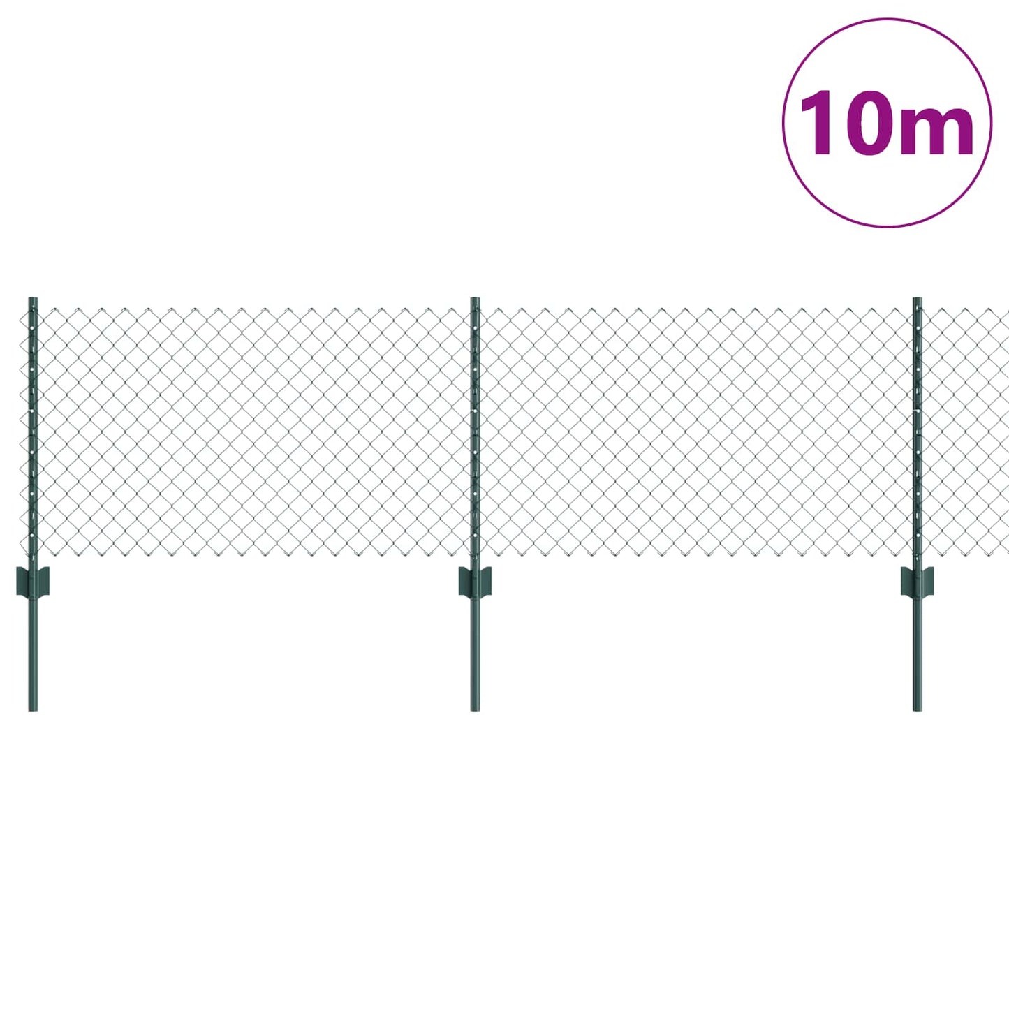 vidaXL Συρματόπλεγμα Περίφραξης με Πάσσαλο 10 x 0,6 m