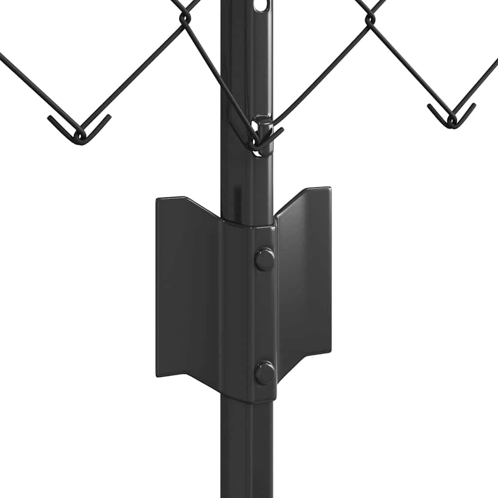 vidaXL Περίφραξη αλυσίδας με 22 U Posts Γκρι 0.6x25 μ. Σίδερο