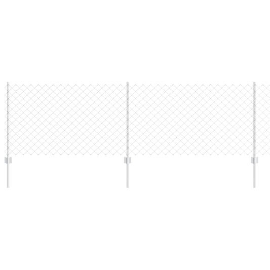 vidaXL Σετ Φράχτη Κήπου Σετ 2 Γαλβανισμένος χάλυβας Μεγάλος Ανθεκτικός