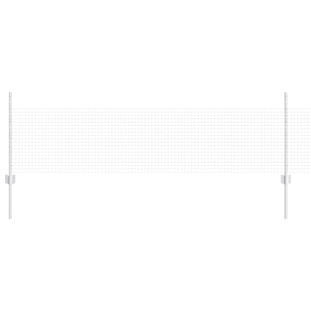 vidaXL Σετ Φράκτη Κήπου Πακέτο 2 Γαλβανισμένο ασημί Γαλβανισμένος χάλυβας