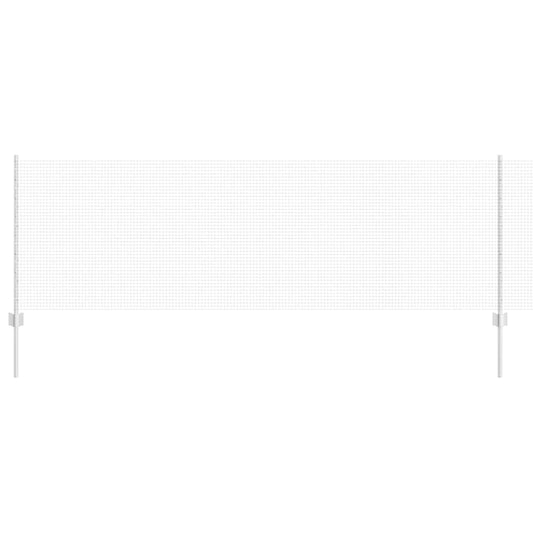 vidaXL Φράχτης Συρματόπλεγμα με 11 U Πόδες Ασημί 0.8x25 μέτρα Ατσάλι