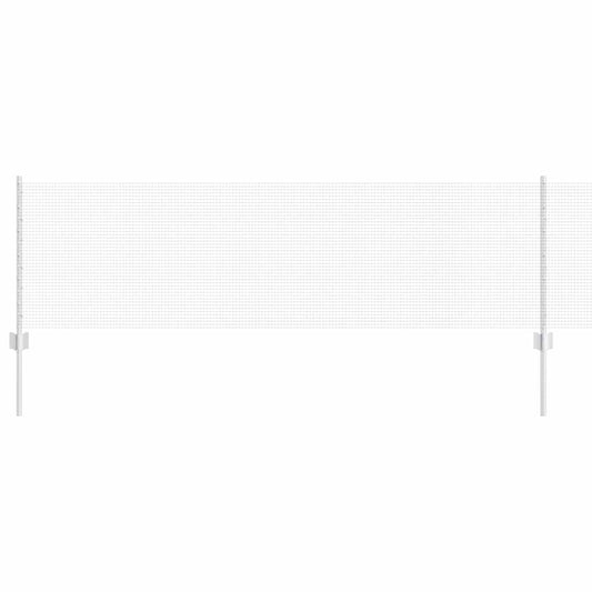 vidaXL Συγκολλητός Φράχτης με 22 U Posts Ασημί 0.6x50 μ Ατσάλι