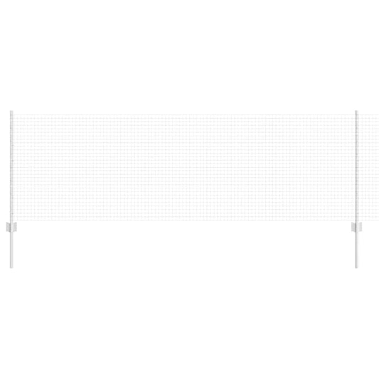 vidaXL Συγκολλημένο Συρματόπλεγμα με 44 Θέσεις Ασημί 0.8x100 m Χάλυβας