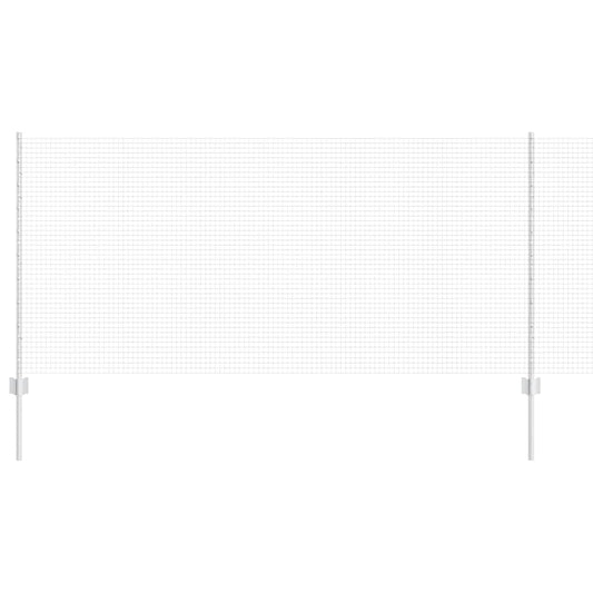 vidaXL Γαλβανισμένο Συρματόπλεγμα με 88 U Posts Ασημί 1x100 μ Ατσάλι