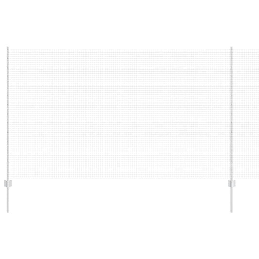 vidaXL Φράχτης με 44 υποστηρίγματα Γκρι 1.4x50 μ Χάλυβας
