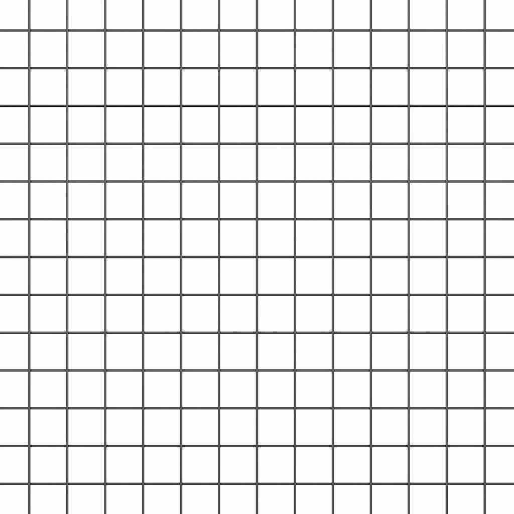 vidaXL Συρματόπλεγμα με Στυλίς 100 x 0,5 μ PVC-Επικαλυμμένο Ατσάλι