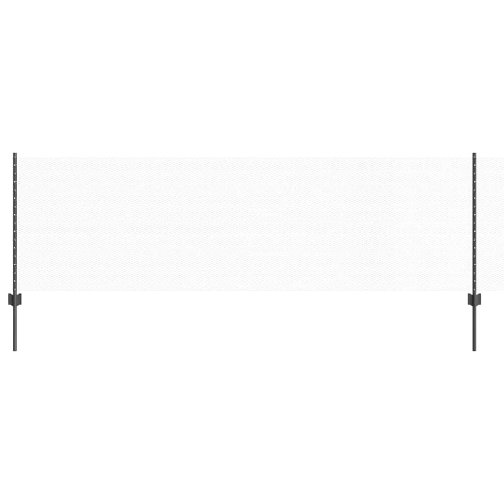 vidaXL Εξαγωνική Φράχτη με Στύλο 10 x 0,8 μ PVC-Επικαλυμμένο Ατσάλι