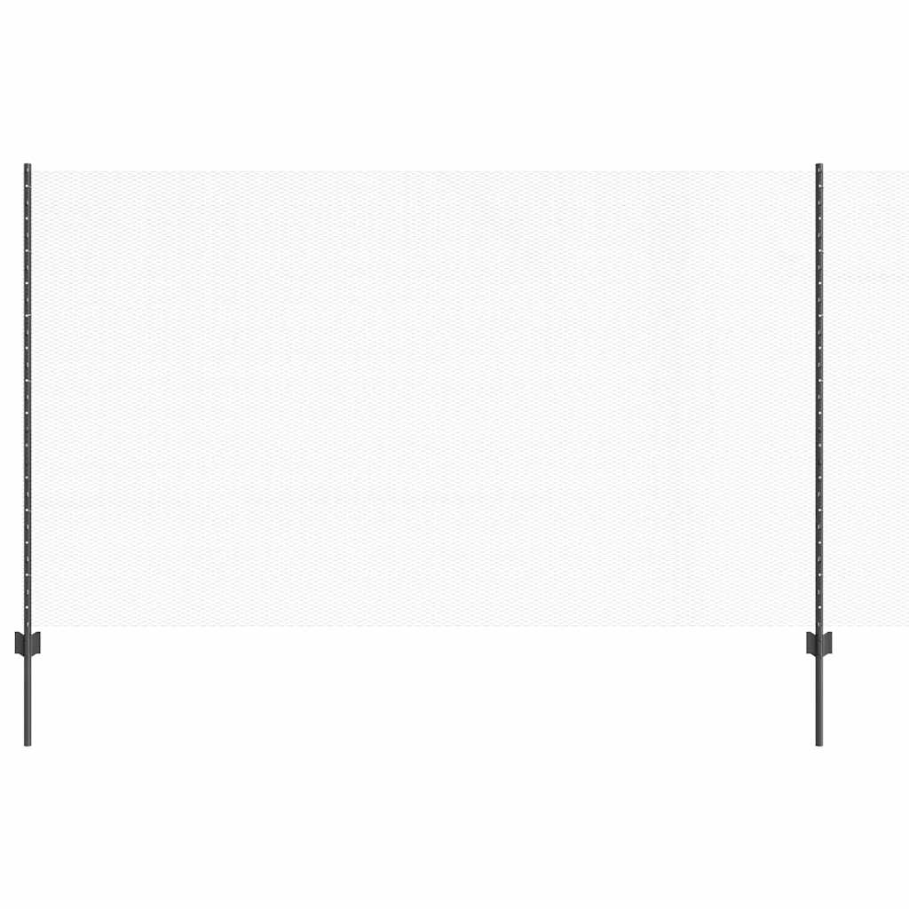 vidaXL Εξαγωνική Φράχτη με Στύλο 10 x 1,4 μ PVC-Επικαλυμμένο Ατσάλι