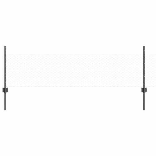 Φράκτες vidaXL 11 τεμ U-Channel Γκρι 60 εκ Χάλυβας