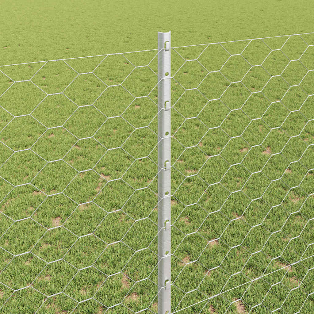 Φράχτες vidaXL 10 τεμ U-Channel 140 εκ Γαλβανισμένος Χάλυβας