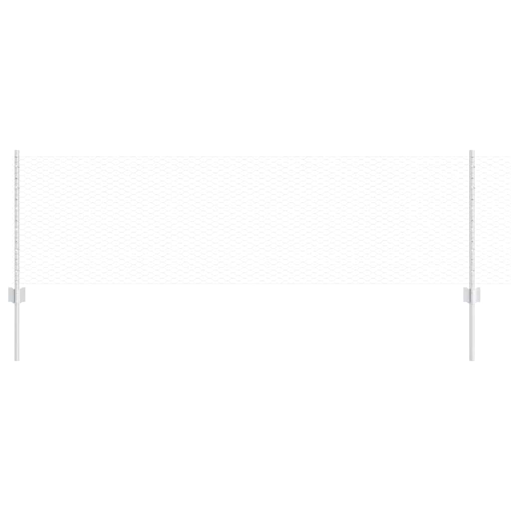 vidaXL Πόλοι Φράχτη 11 τμχ U-Channel 60 εκ Γαλβανισμένο Ατσάλι