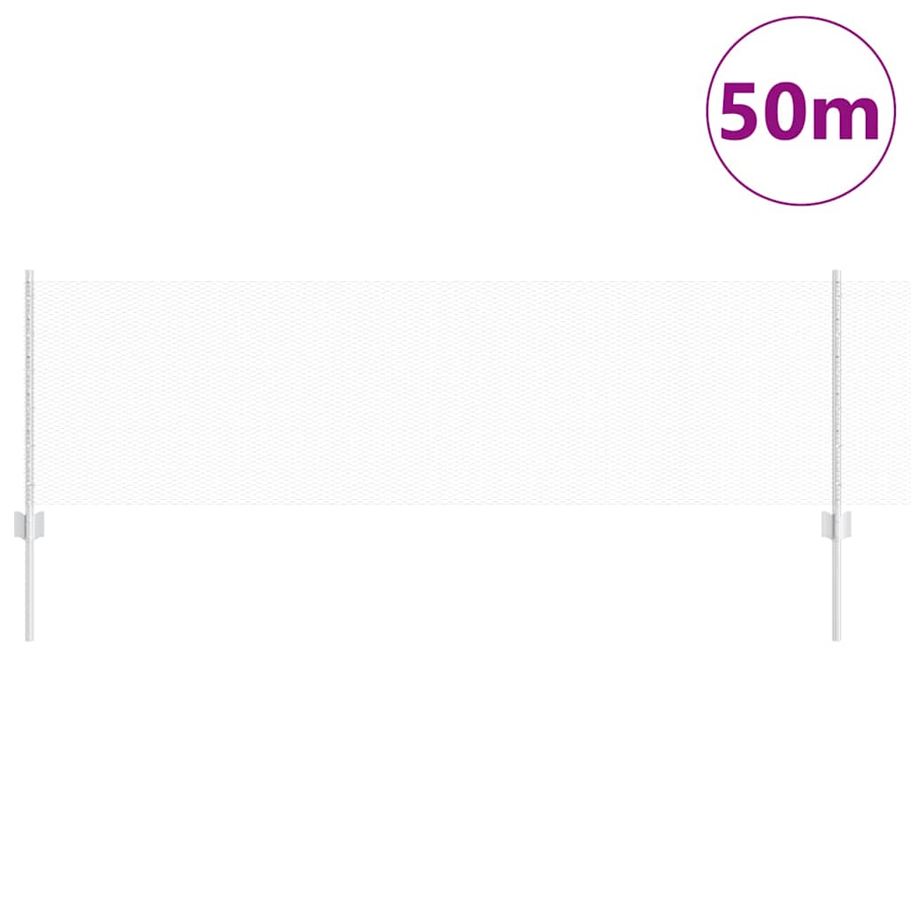 vidaXL Πόδια Φράχτη 11 τεμ U-Channel 60 εκ Γαλβανισμένος Χάλυβας