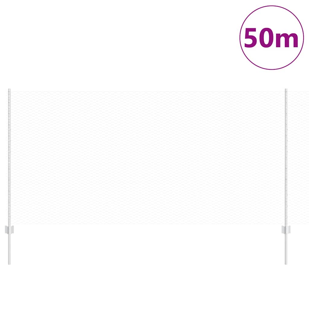 vidaXL Στυλοί Φράχτη 22 τεμ U-Channel 120 εκ Γαλβανισμένος Χάλυβας