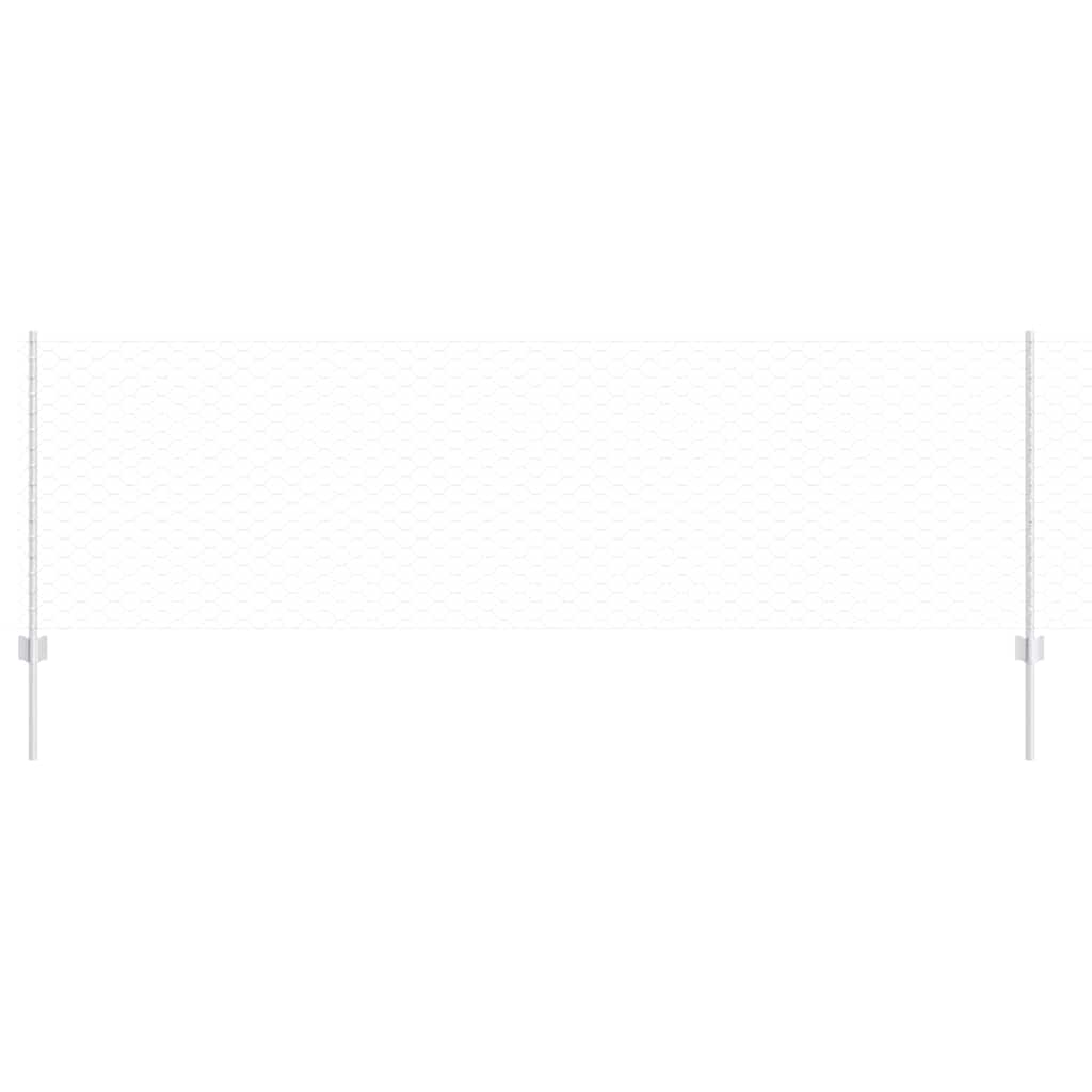 vidaXL Στυλοί Φράκτη 11 τερ. U-Channel 80 εκ. Γαλβανισμένο Ατσάλι