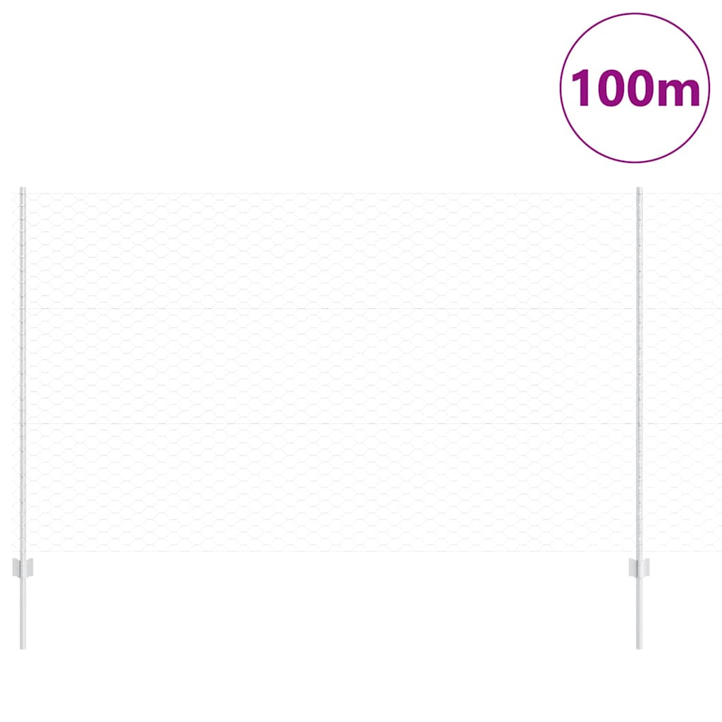 vidaXL Στυλοί Φράχτη 22 τμχ U-Channel 140 εκ Γαλβανισμένος Χάλυβας