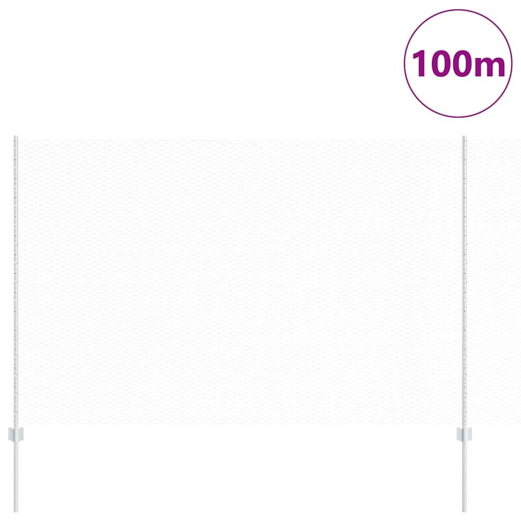 vidaXL Στοιχεία Περιφράξεων 22 τεμάχια U-Channel 160 cm Γαλβανισμένος Χάλυβας