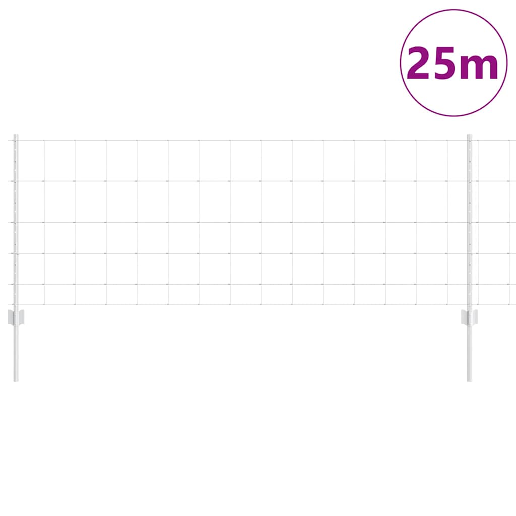 Ακροφύσια Φράχτη vidaXL 11 τμχ U-Channel 80 εκ Γαλβανισμένος Χάλυβας