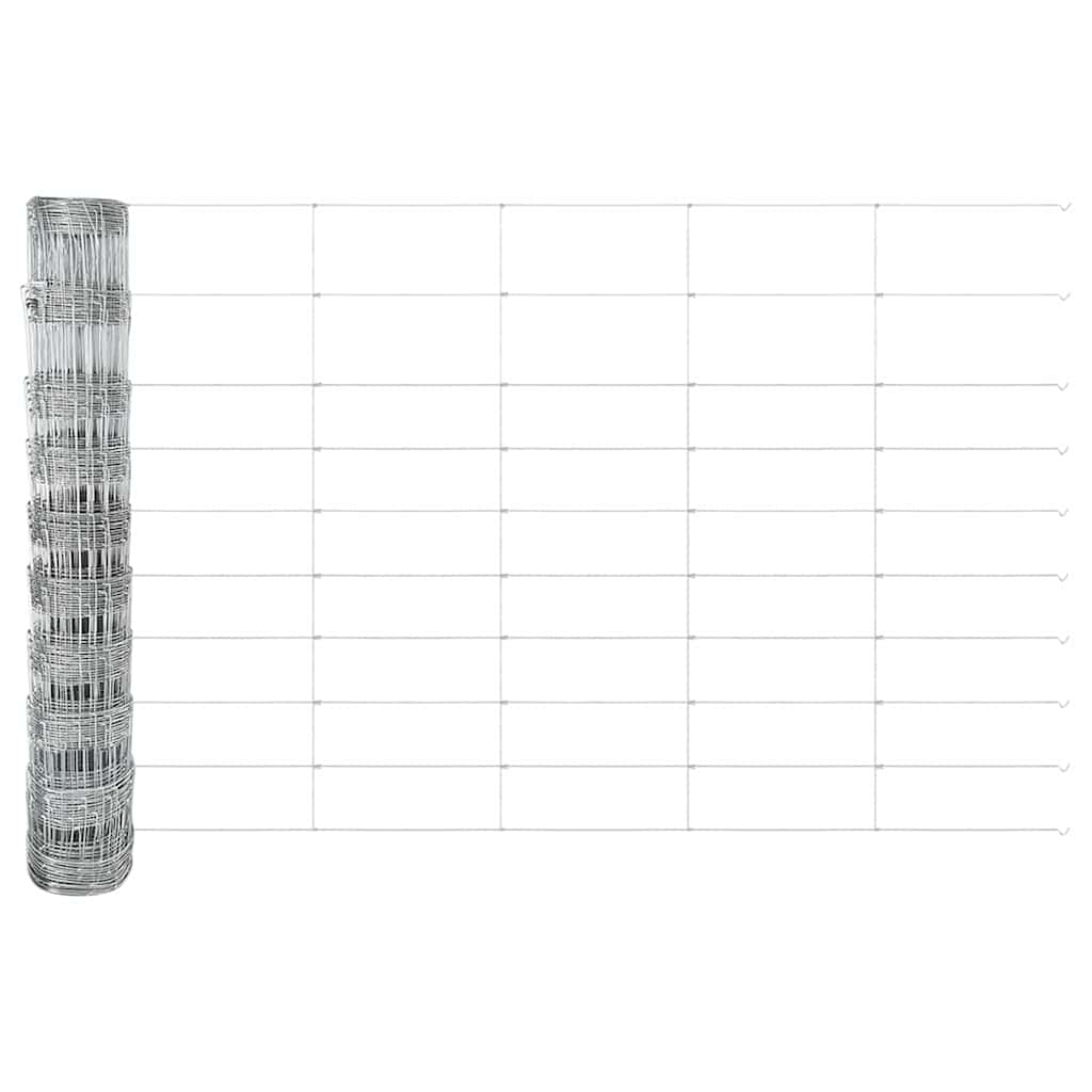 vidaXL Στήλες Φράχτη 22 τεμ U-Channel 100 εκ Γαλβανισμένο Χάλυβα