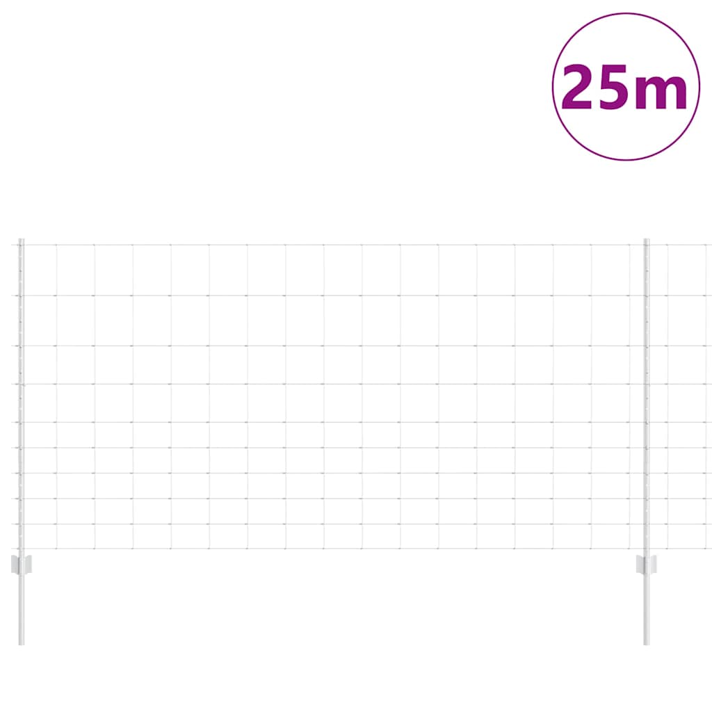 vidaXL Στυλίδια Περίφραξης 22 τμχ U-Channel 120 εκ Γαλβανισμένο Ατσάλι