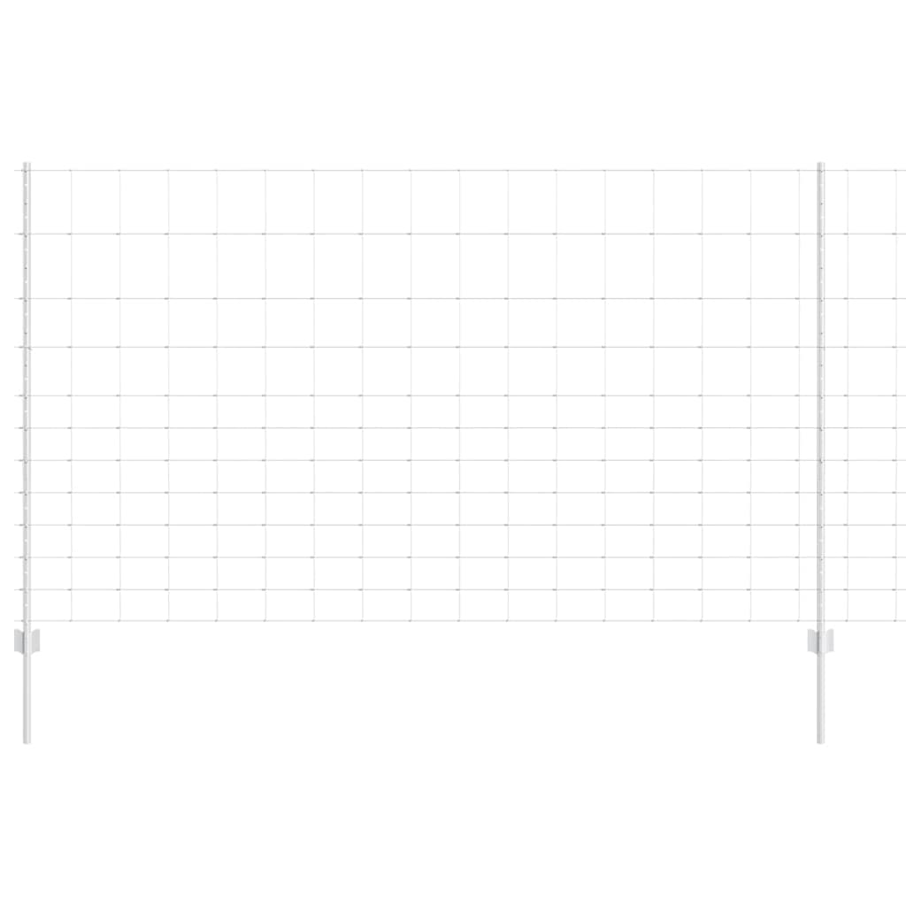 Πόλοι Φράχτη vidaXL 22 τεμάχια U-Channel 140 εκ. Γαλβανισμένο Ατσάλι