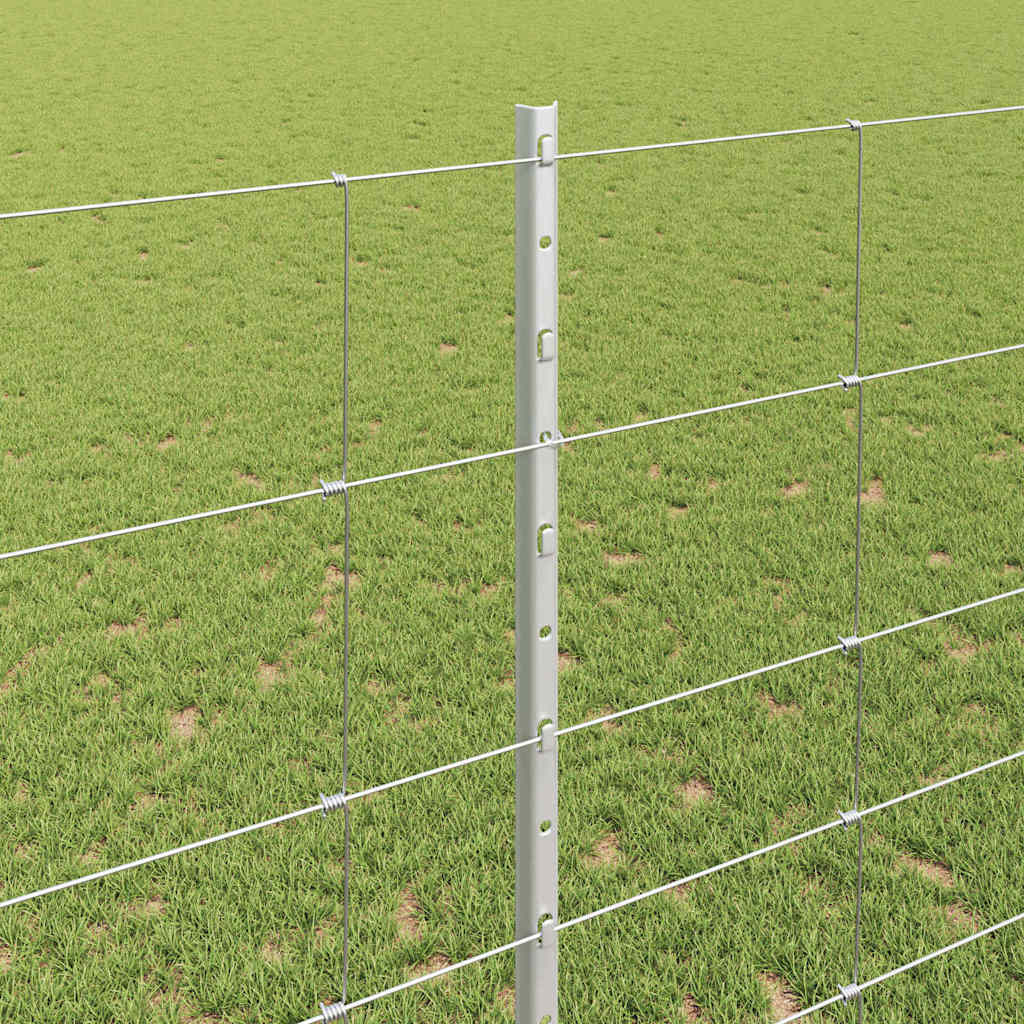 vidaXL Σημεία Φράκτη 22 τμχ U-Channel 140 εκ Γαλβανισμένος χάλυβας