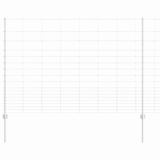 Πόλοι Περίφραξης vidaXL 22 τεμ U-Channel 150 cm Γαλβανισμένος Χάλυβας