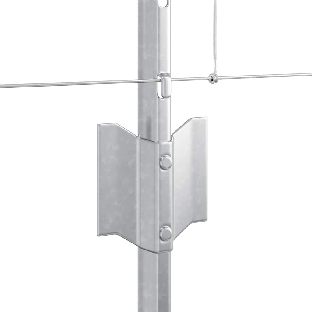 vidaXL Πόλοι Φράκτη 11 τμχ U-Channel 80 εκ Γαλβανισμένο Ατσάλι