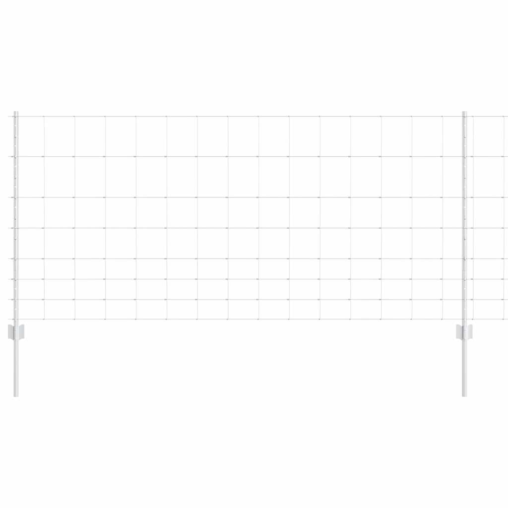 vidaXL Στηλοί Φράχτη 22 τεμ U-Channel 100 εκ Γαλβανισμένος Χάλυβας