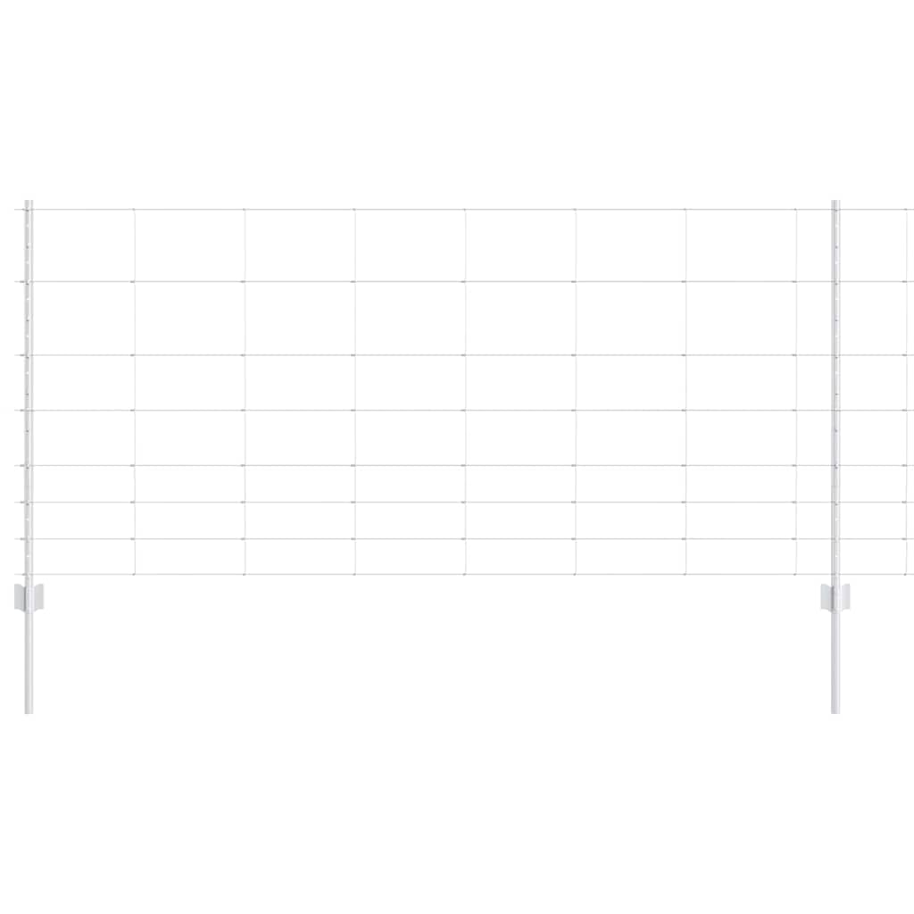 Πόλο Περίφραξης vidaXL 22 τμχ U-Channel 100 εκ Γαλβανισμένο Ατσάλι