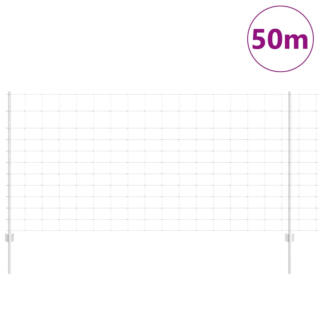 vidaXL Στήριγμα Φράγματος 22 τεμάχια U-Channel 120 εκ Γαλβανισμένος Χάλυβας
