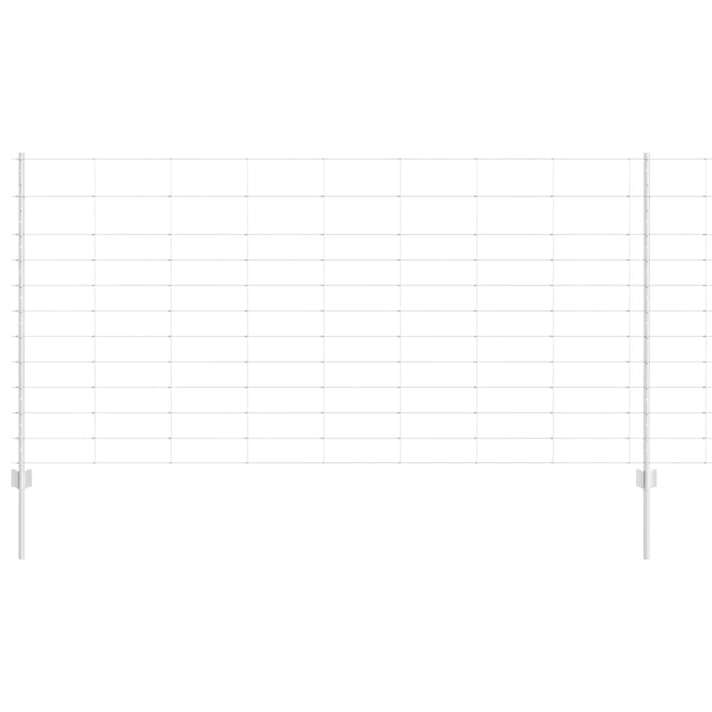 vidaXL Στυλοί Φράχτη 22 τεμ U-Channel 120 εκ Γαλβανισμένο Ατσάλι