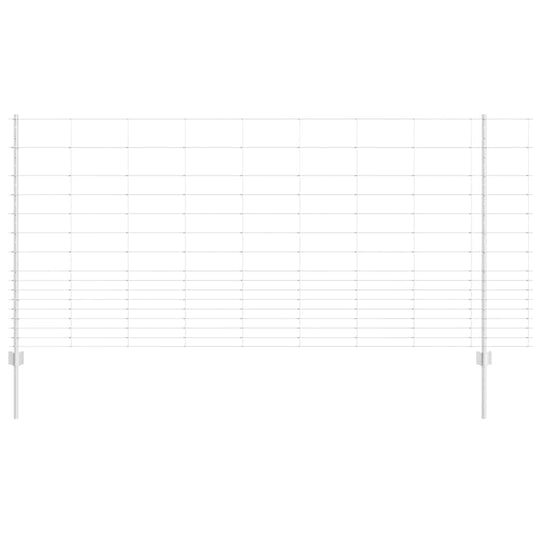 vidaXL Στηρίγματα Φράκτη 22 τμχ U-Channel 120 εκ. Γαλβανισμένος Χάλυβας