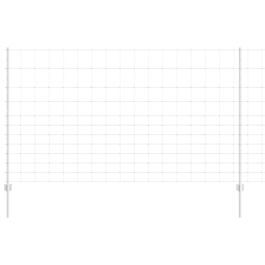 Πόστα Περίφραξης vidaXL 22 τεμ U-Channel 140 εκ Γαλβανισμένο Ατσάλι