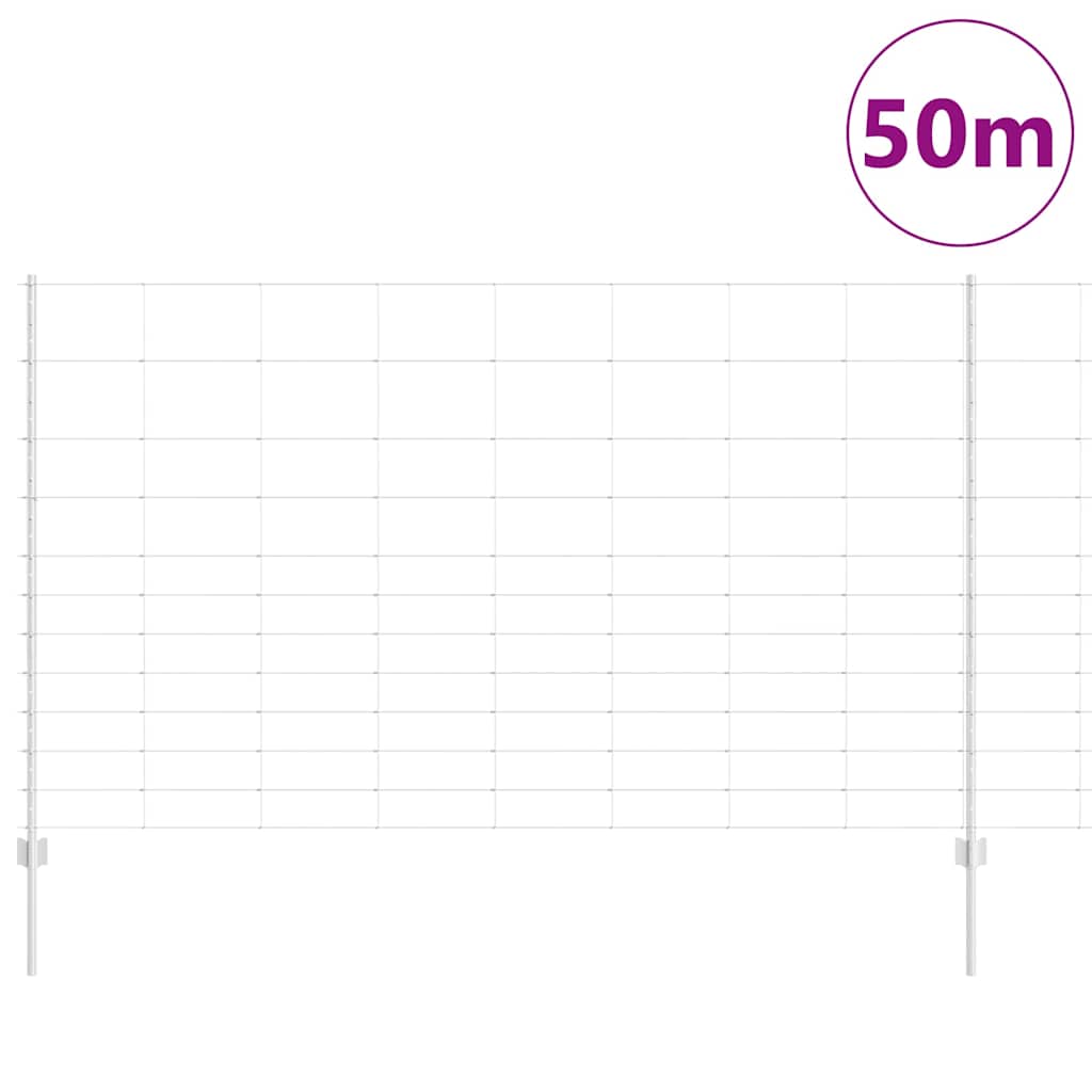Πόλοι Φράκτη vidaXL 22 τεμ U-Channel 140 εκ. Γαλβανισμένος Χάλυβας