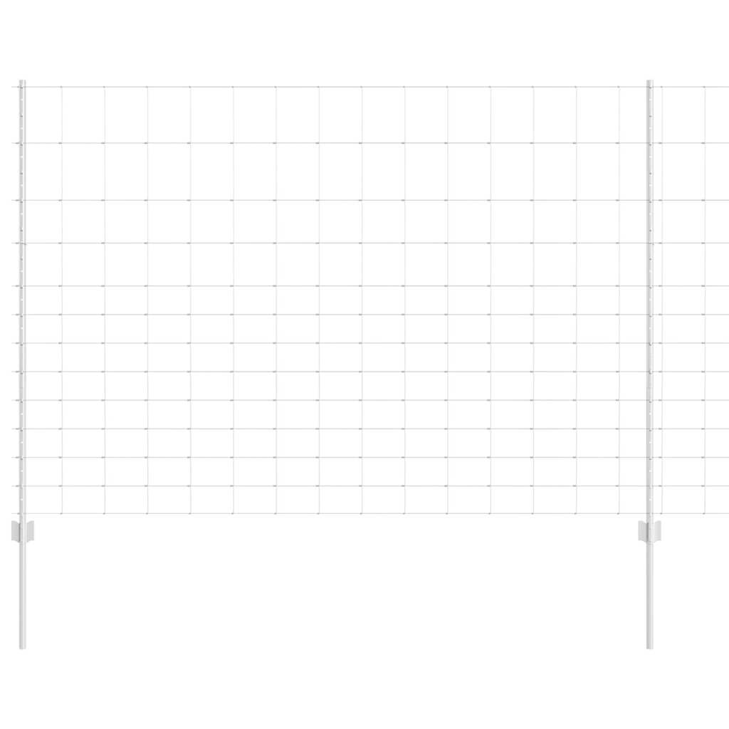 vidaXL Πόστες Περίφραξης 22 τεμ U-Channel 150 εκ Γαλβανισμένος Χάλυβας