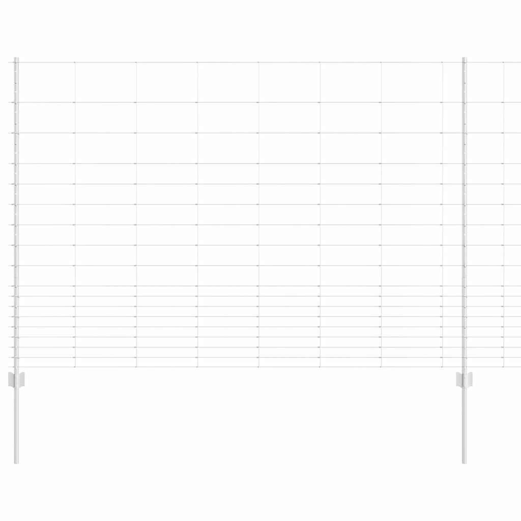 vidaXL Στήλοι Φράχτη 22 τεμάχια U-Channel 150 εκ. Γαλβανισμένο Ατσάλι