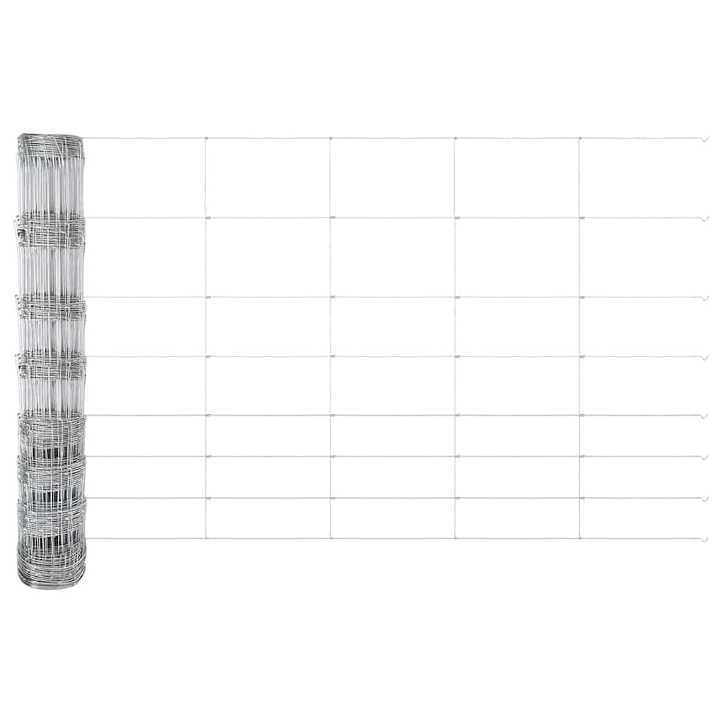 vidaXL Πόρτες Φράκτη 22 τεμ U-Channel 100 εκ. Γαλβανισμένο Ατσάλι