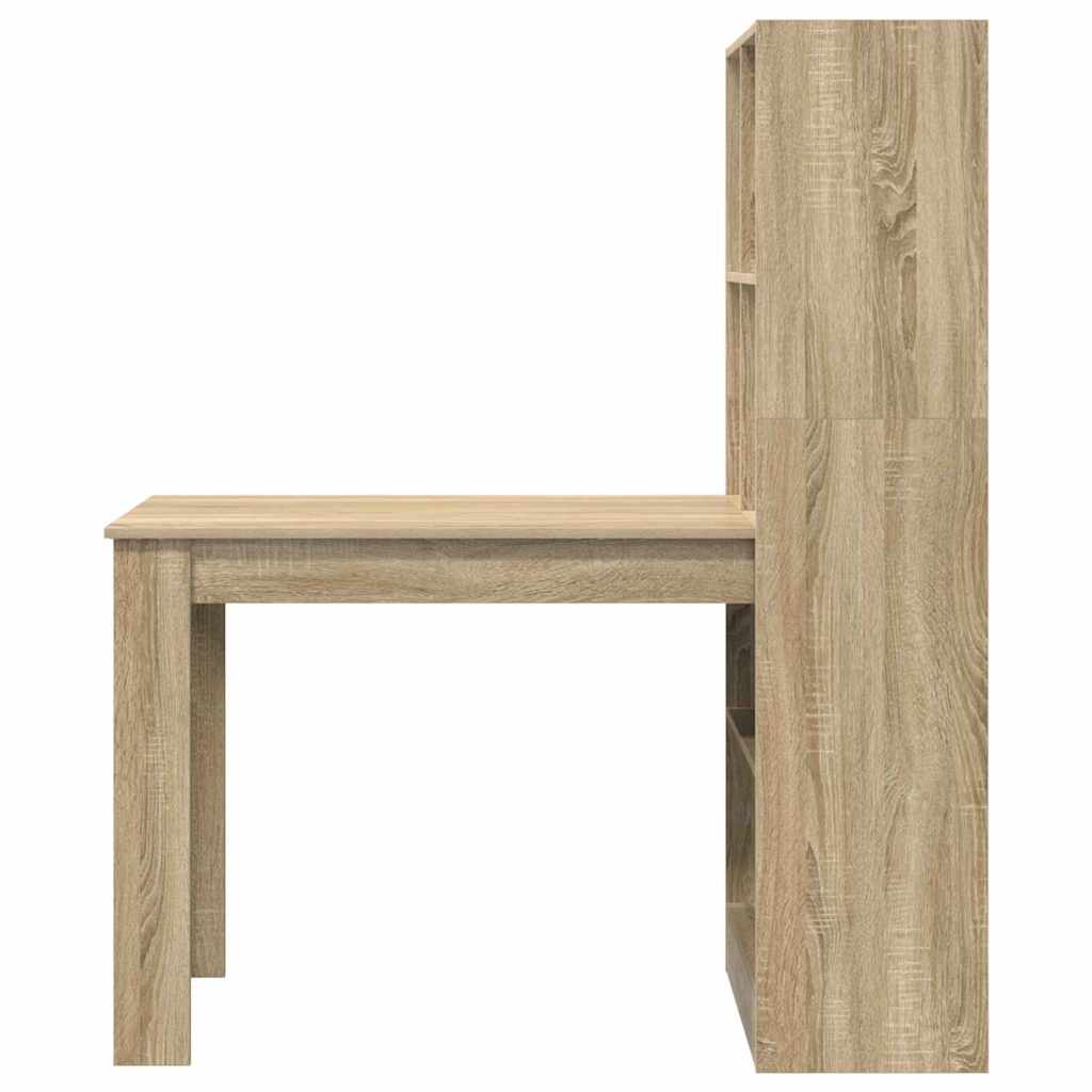 vidaXL Γραφείο Sonoma Δρυς 122 x 67 x 145 εκ. Επεξεργασμένο ξύλο