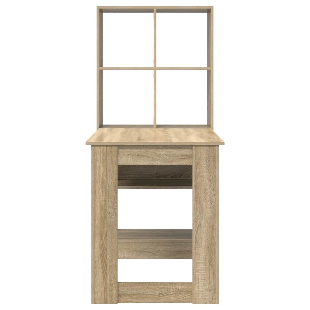 vidaXL Γραφείο Sonoma Δρυς 122 x 67 x 145 εκ. Επεξεργασμένο ξύλο