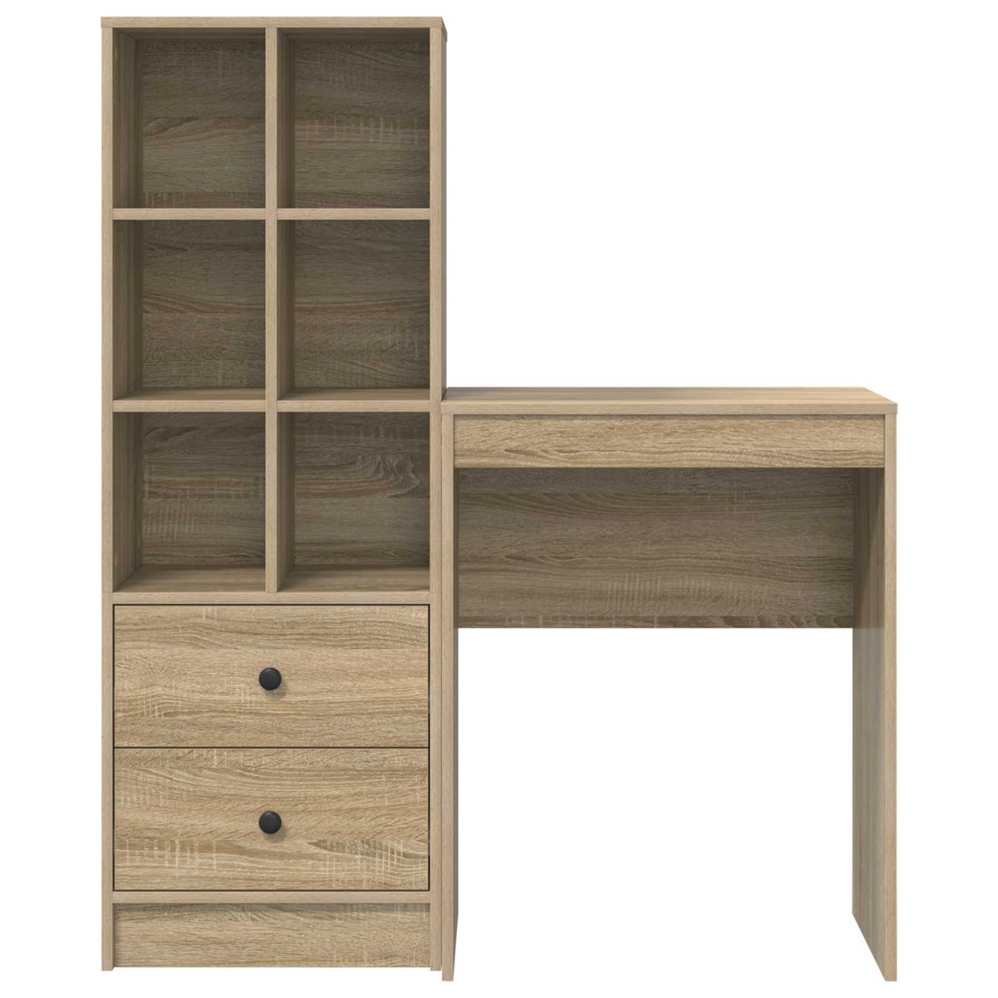 vidaXL Γραφείο Δρύς Sonoma 105,5 x 34 x 127 εκ 2 τμχ.