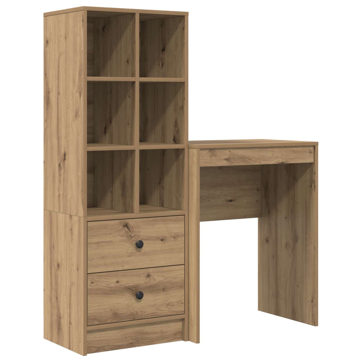 vidaXL Γραφείο Artisan Oak 105,5 x 34 x 127 εκ 2 τμχ.