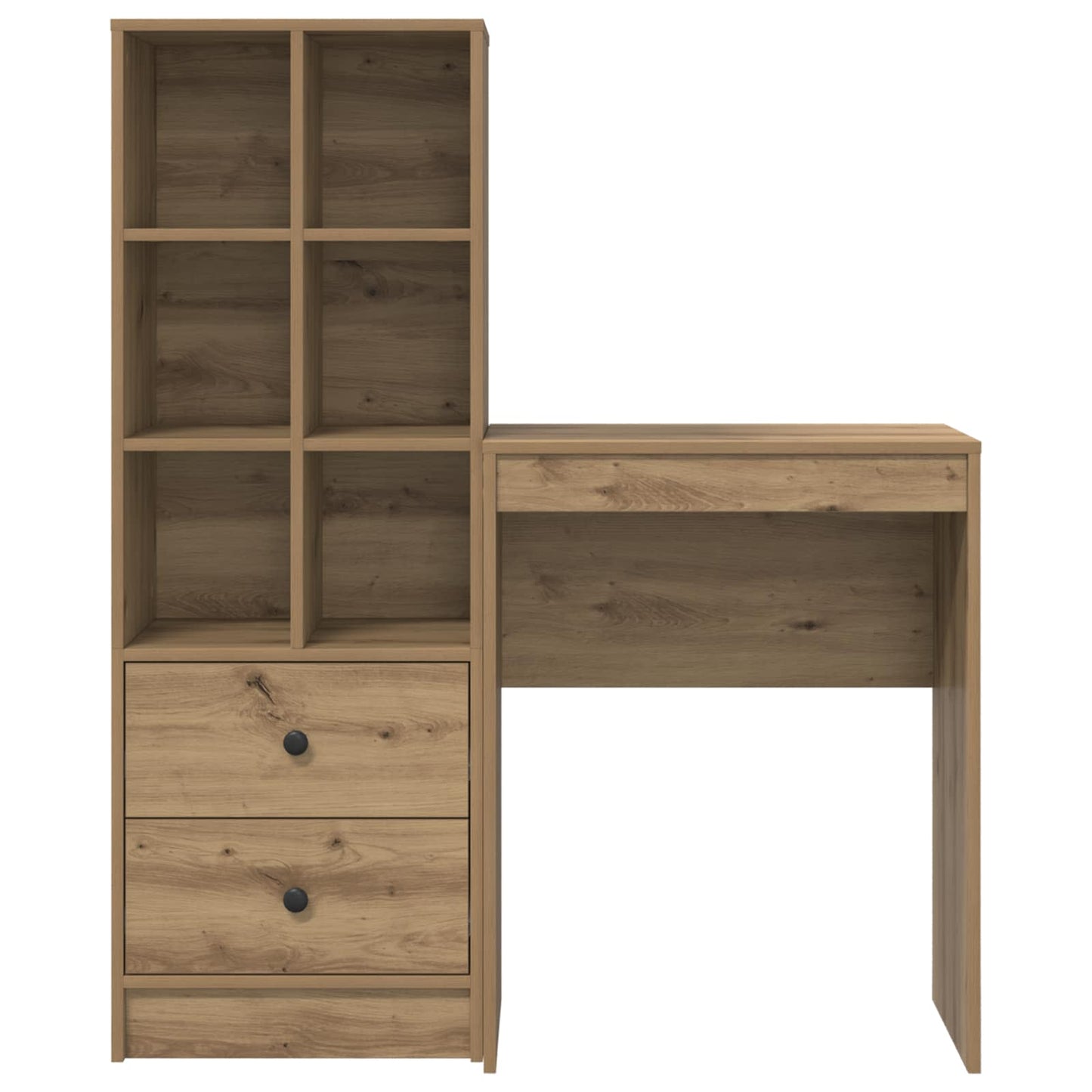 vidaXL Γραφείο Artisan Oak 105,5 x 34 x 127 εκ 2 τμχ.