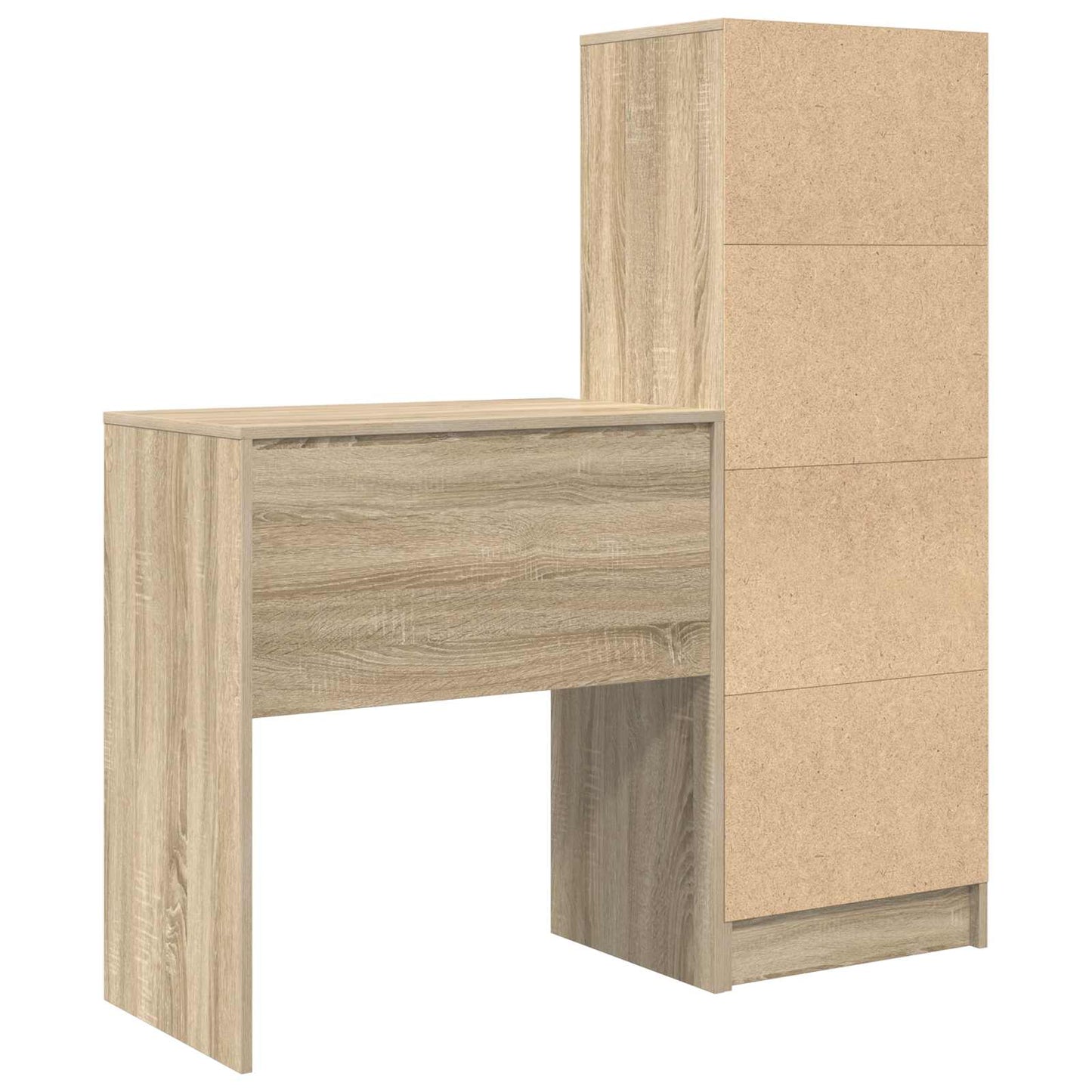 vidaXL Γραφείο Δρύς Sonoma 115,5 x 40 x 127 εκ 2 τμχ.