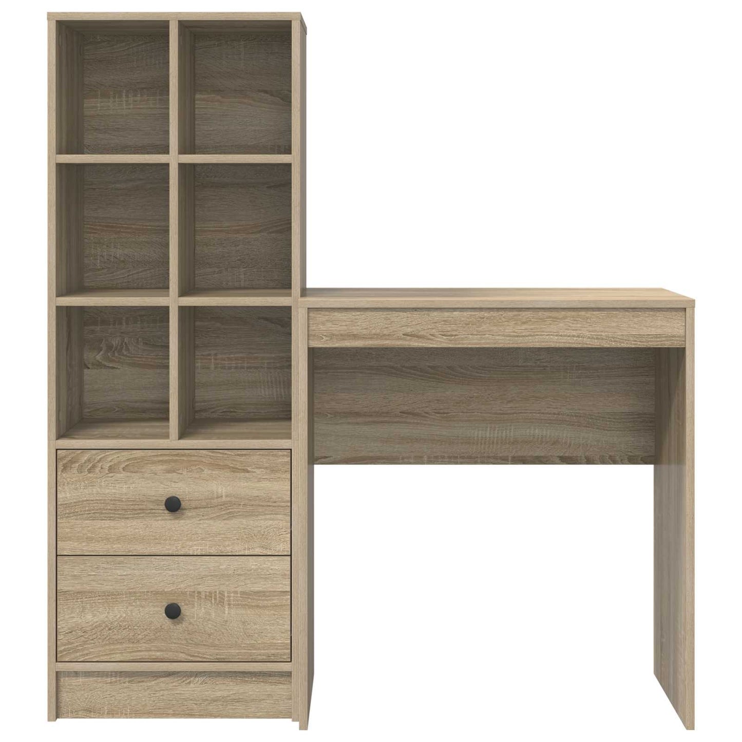 vidaXL Γραφείο Δρύς Sonoma 115,5 x 40 x 127 εκ 2 τμχ.