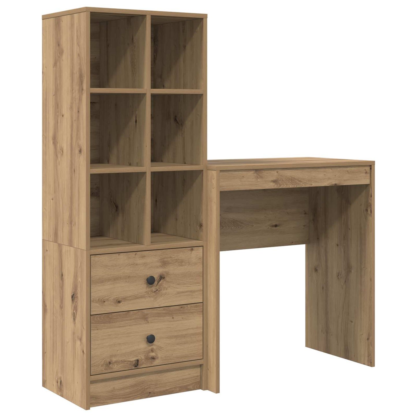 vidaXL Γραφείο Artisan Oak 115,5 x 40 x 127 εκ 2 τμχ.